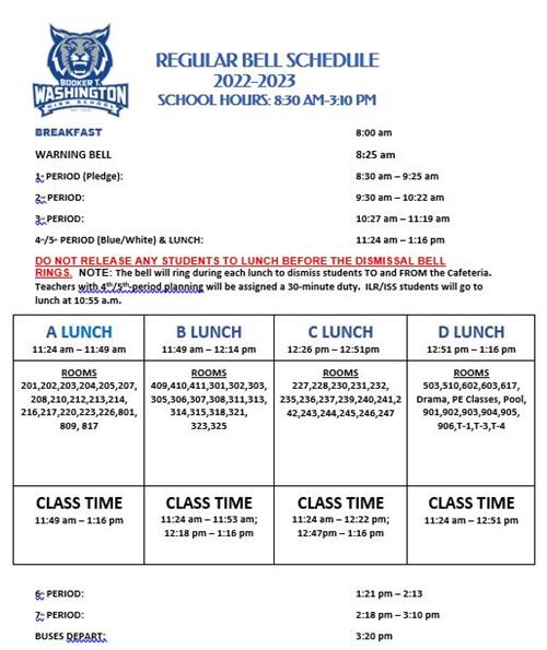 Students / Bell Schedules
